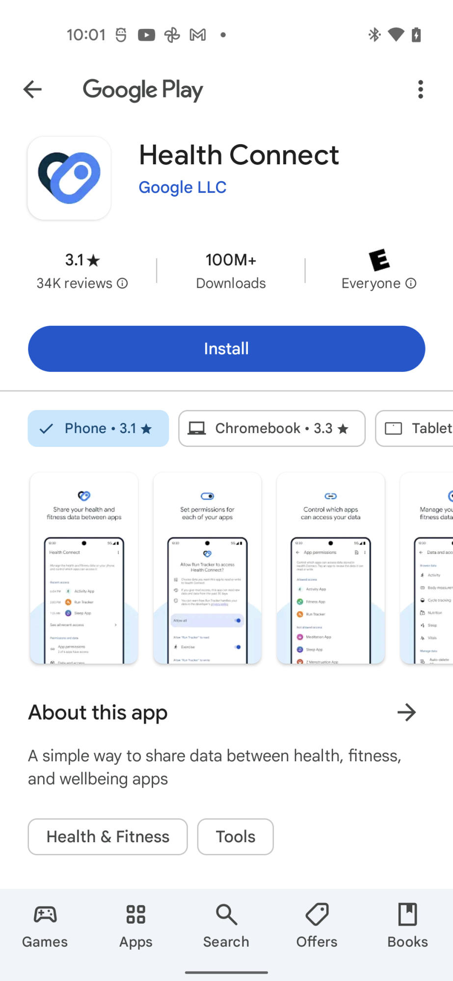gbeatAndroid2HealthConnectStore.jpg